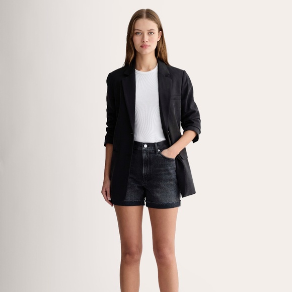 Everlane Women's Cheeky Jean Short in Vintage Black, Size 30 - Picture 2 of 4